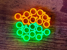 Load image into Gallery viewer, Knobotron - Tactile UV Reactive Knob Rings