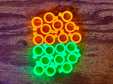 Load image into Gallery viewer, Knobotron - Tactile UV Reactive Knob Rings